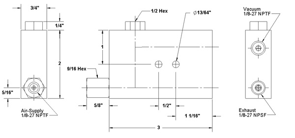 UV Vacuum Generator